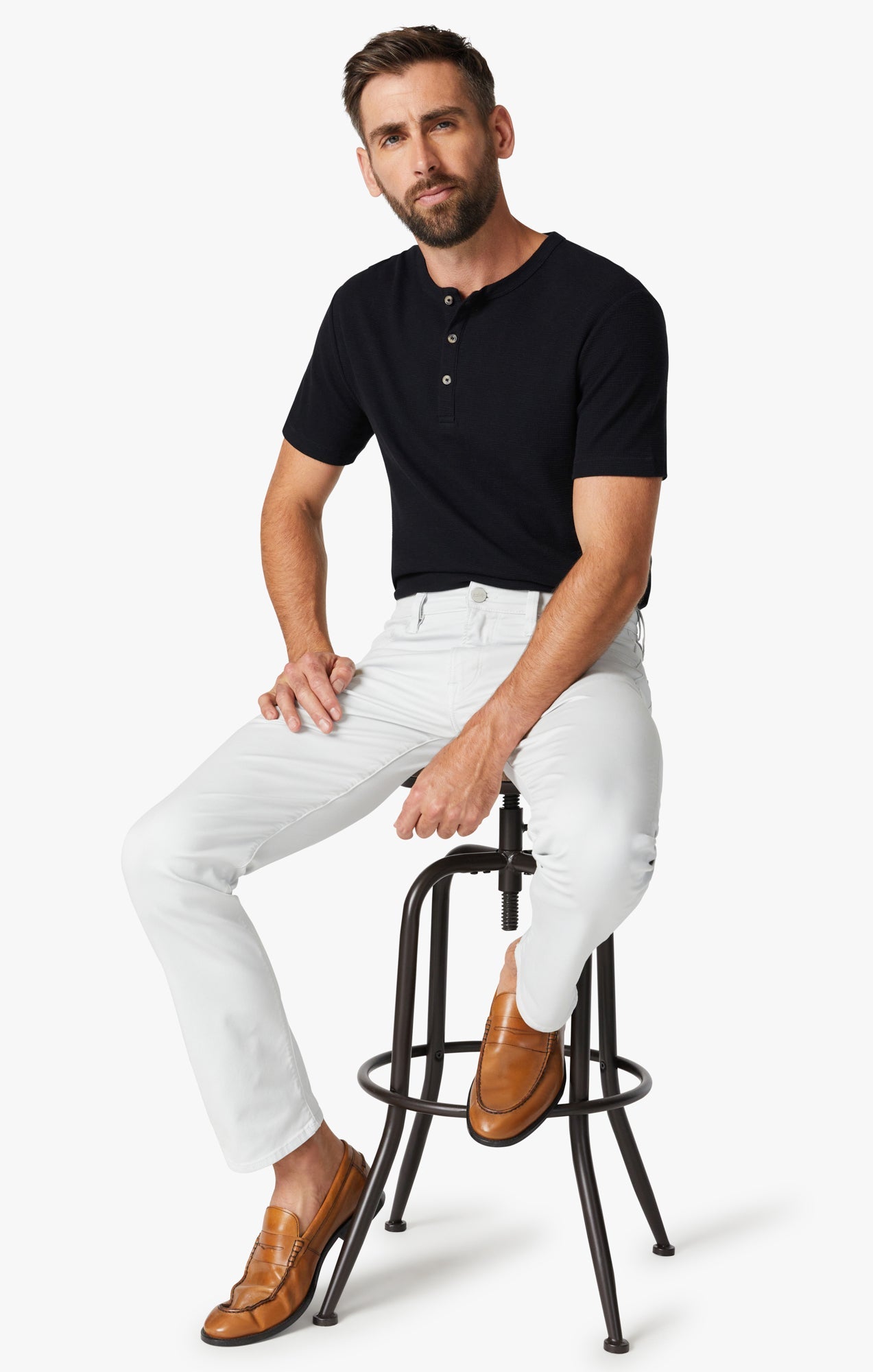 Courage Straight Leg Pants In Stone Coolmax Image 6