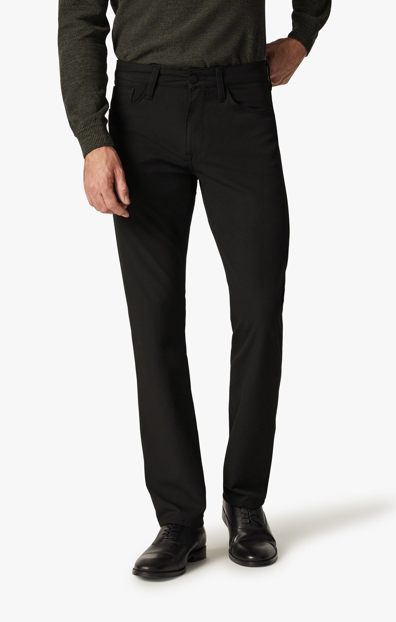 Courage Straight Leg Pants In Black Elite Image 2
