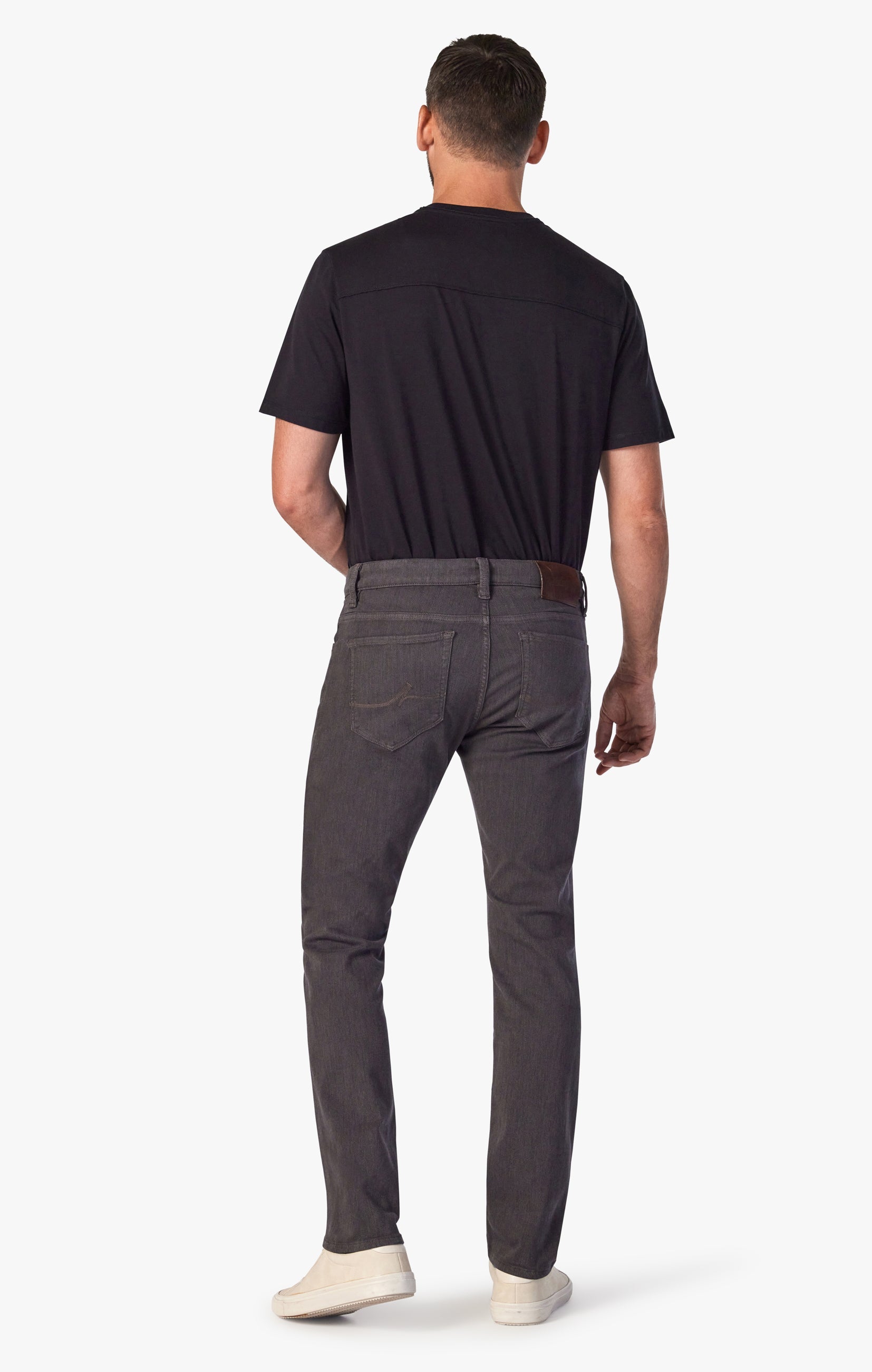 Courage Straight Leg Pants In Brown Diagonal Image 4