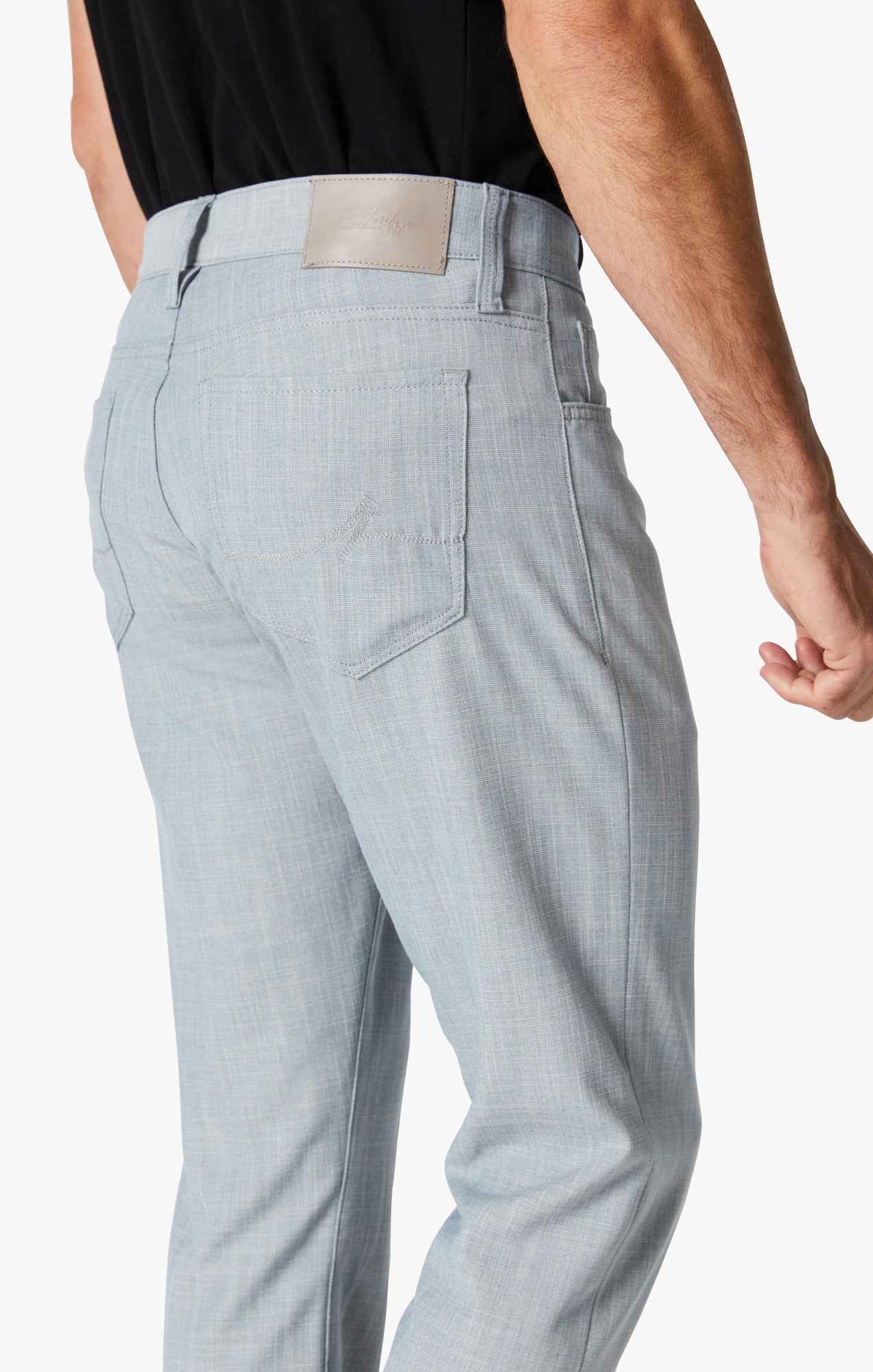 Charisma Relaxed Straight Pants In Bluestone Cross Twill Image 5