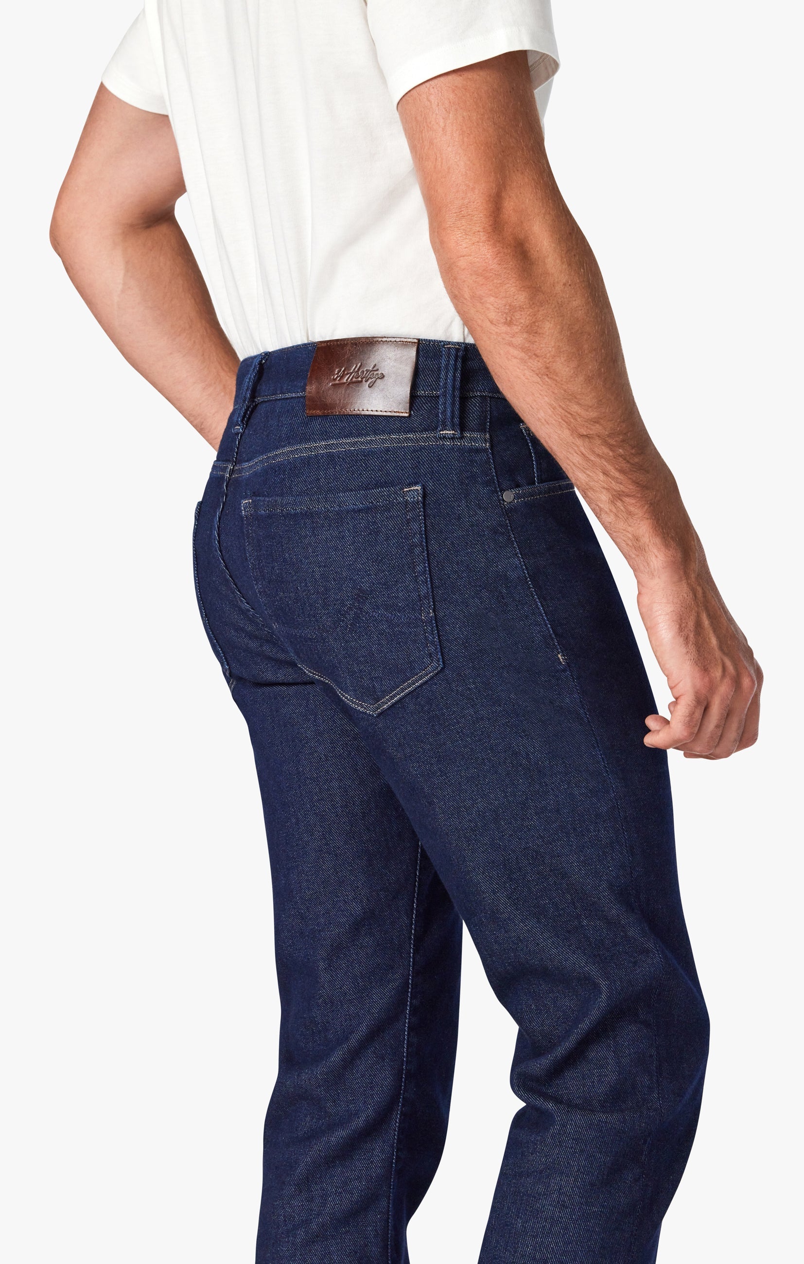 Cool Tapered Leg Jeans in Deep Structure Image 5