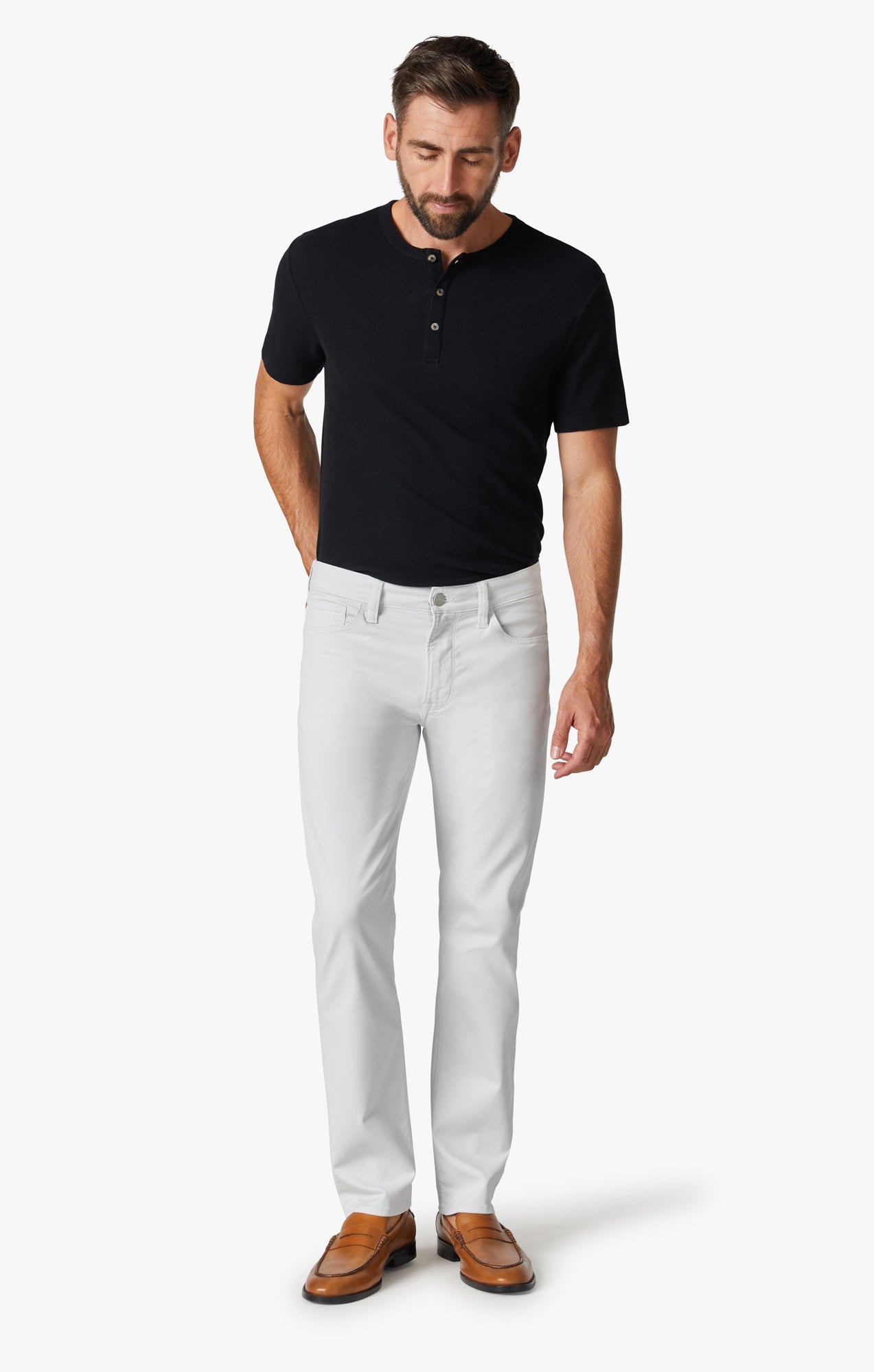 Courage Straight Leg Pants In Stone Coolmax Image 1