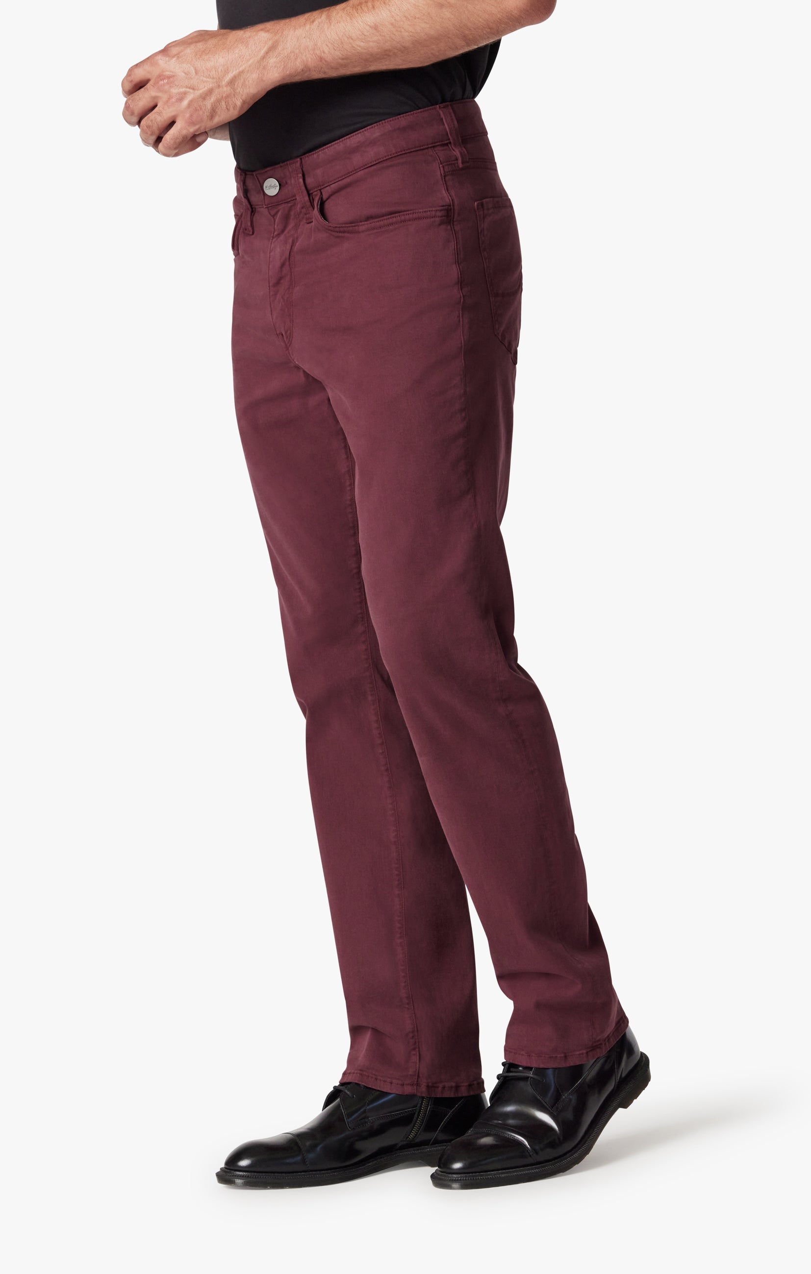 Charisma Relaxed Straight Leg Pants In Tawny Port Twill Image 5