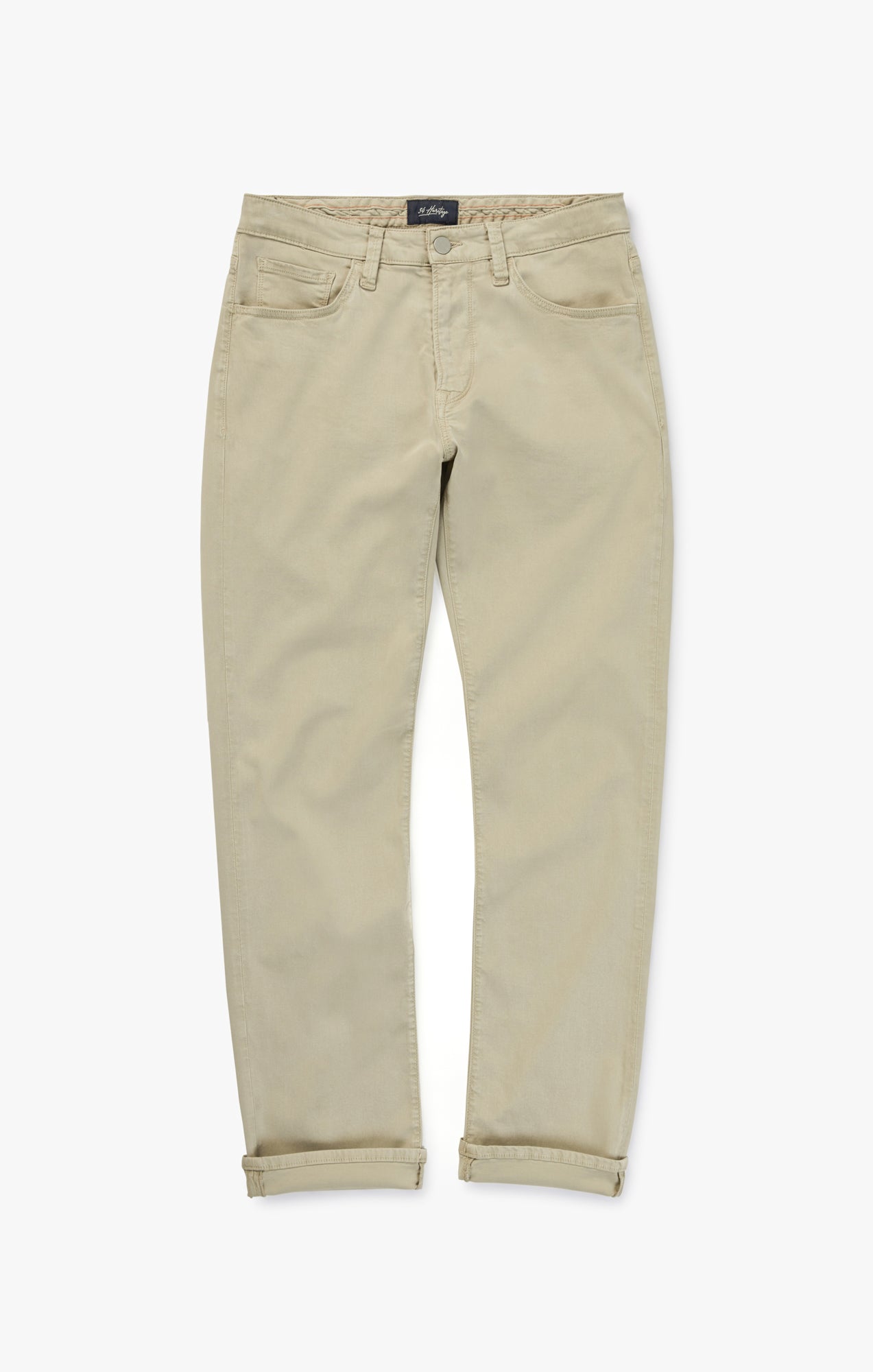 Courage Straight Leg Pants In Aluminum Twill Image 7