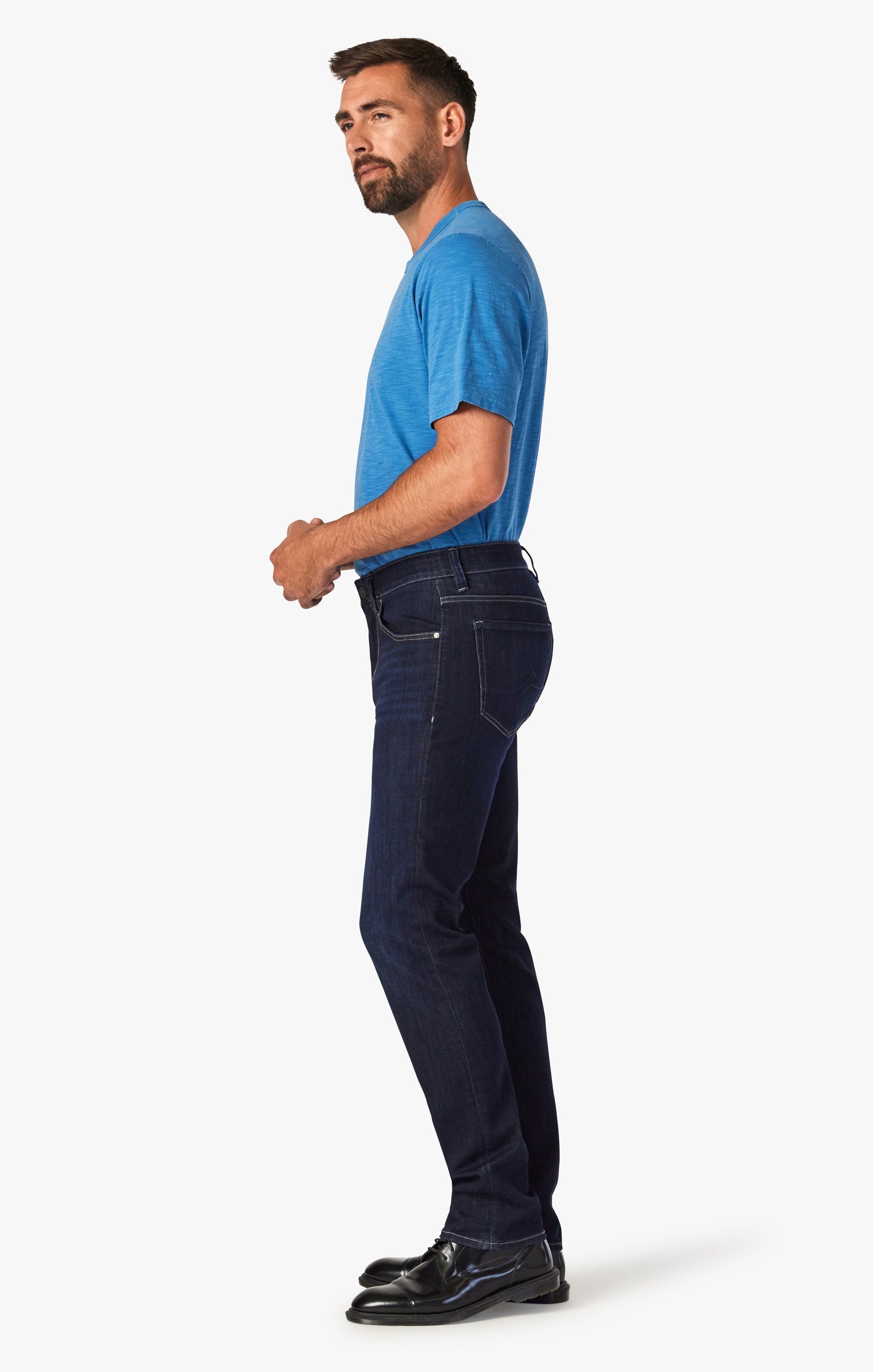 Courage Straight Leg Jeans In Deep Refined Image 4
