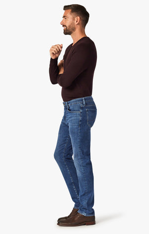 Cool Tapered Leg Jeans In Mid Brushed Refined