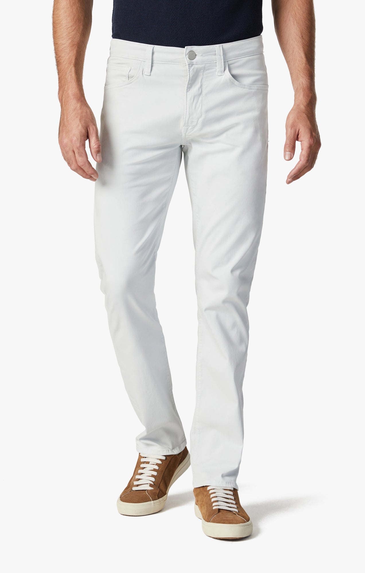Courage Straight Leg Pants In Stone Twill Image 3