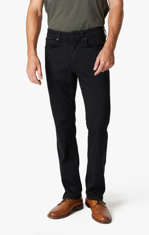 Charisma Relaxed Straight Leg Jeans In Black Urban