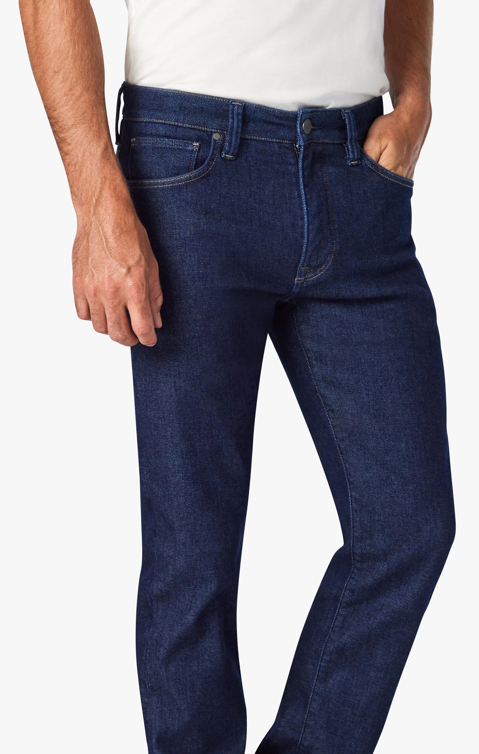 Cool Tapered Leg Jeans in Deep Structure Image 7