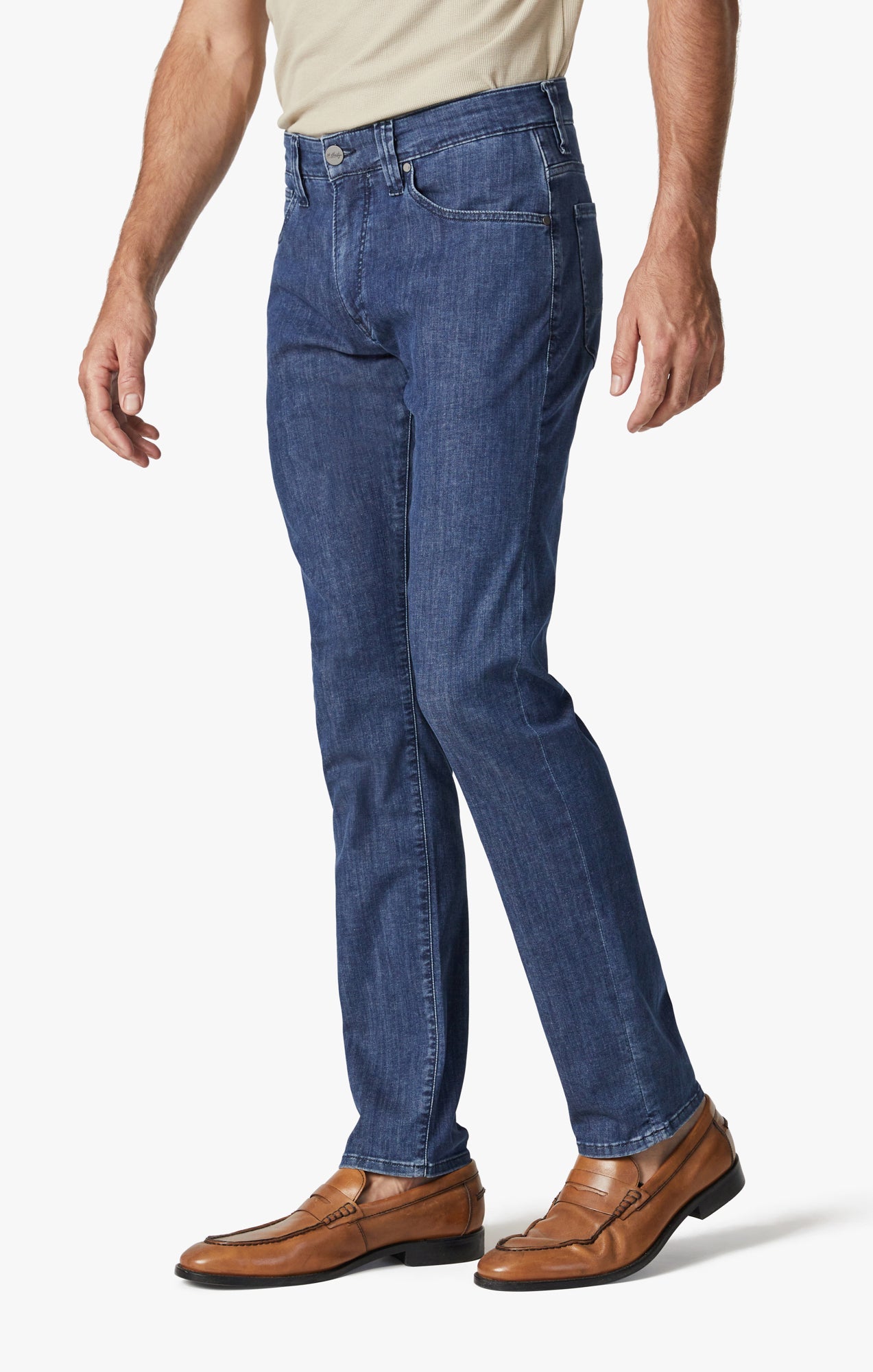 Charisma Relaxed Straight Leg Jeans In Mid Kona Image 3