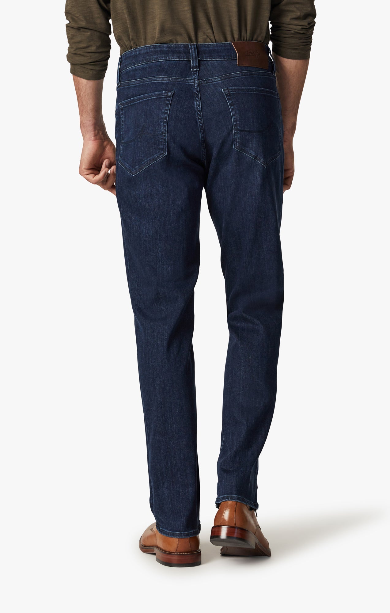 Charisma Relaxed Straight Jeans In Dark Midnight Brushed Urban Image 4