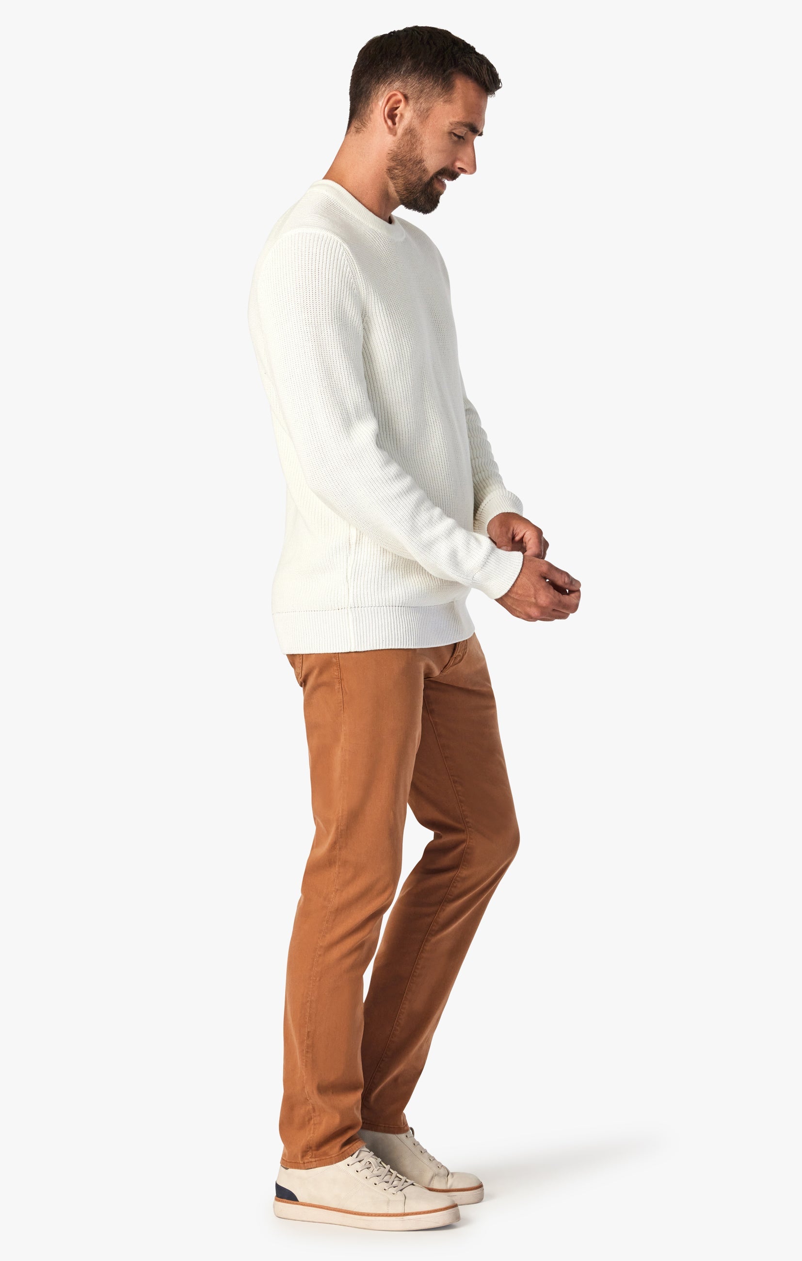 Courage Straight Leg Pants In Argan Oil Twill Image 2