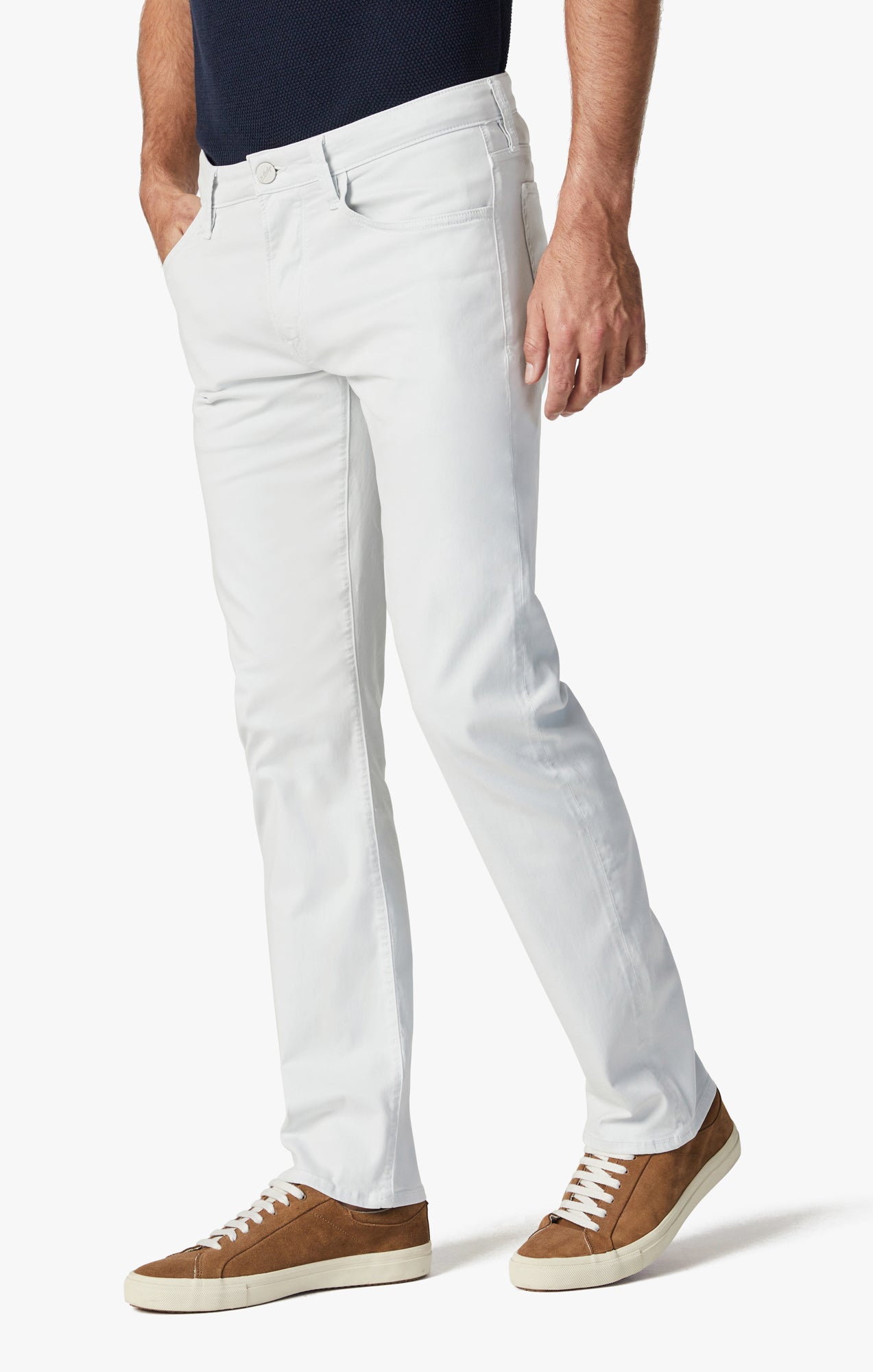 Courage Straight Leg Pants In Stone Twill Image 4