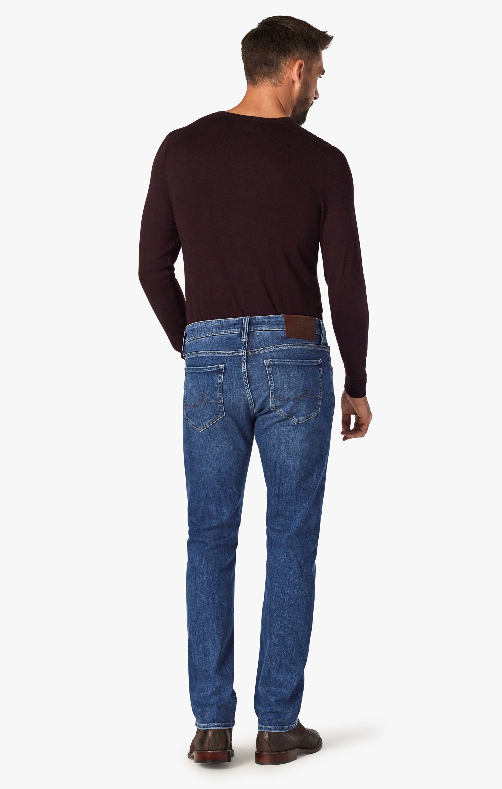 Cool Tapered Leg Jeans In Mid Brushed Refined Image 3