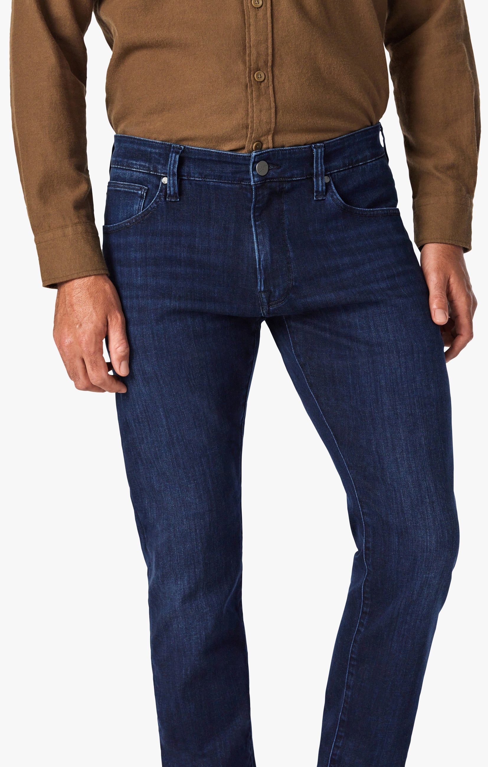 Cool Tapered Leg Jeans In Dark Midnight Brushed Urban Image 6