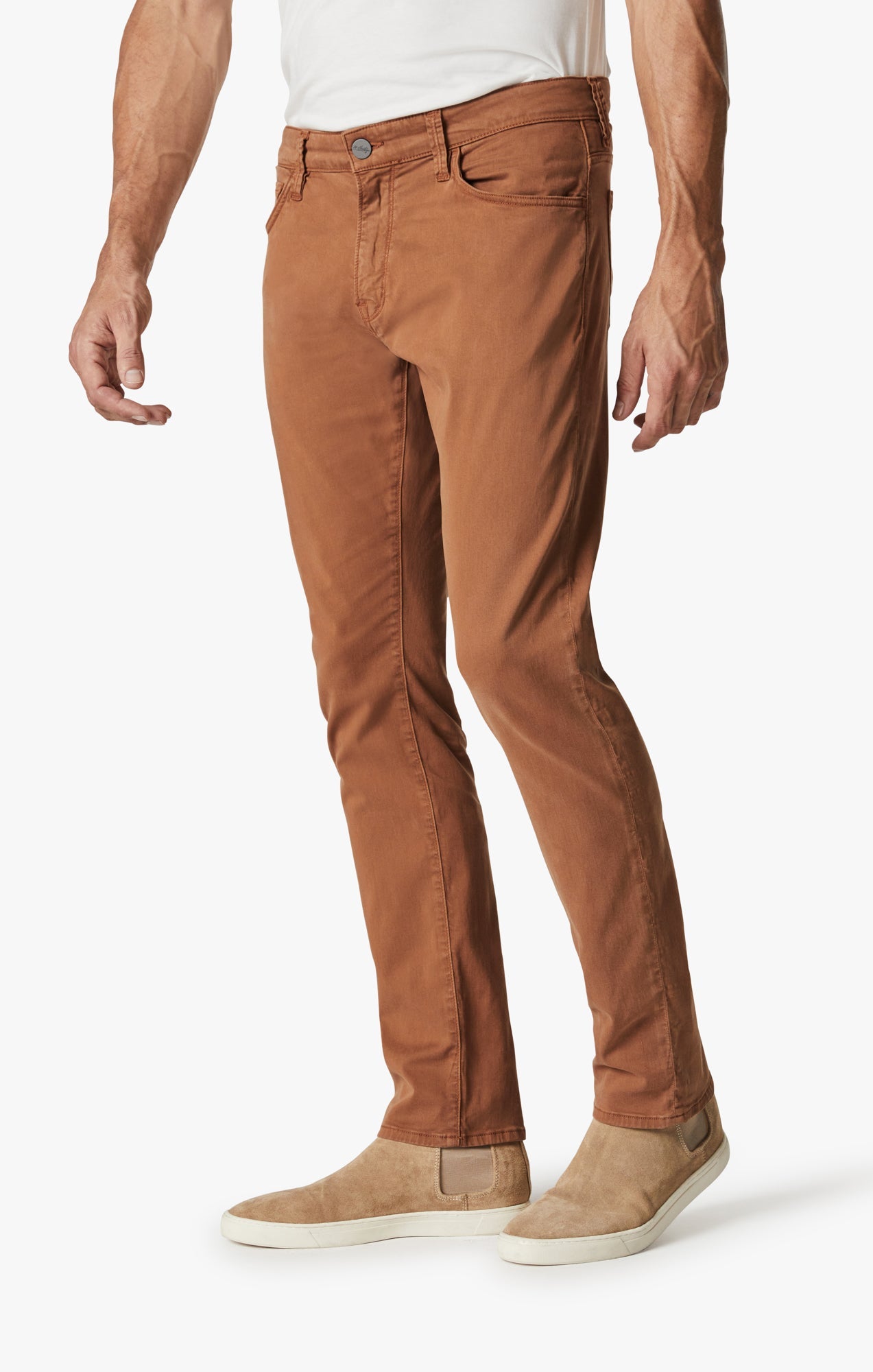 Charisma Relaxed Straight Leg Pants In Argan Oil Twill Image 5