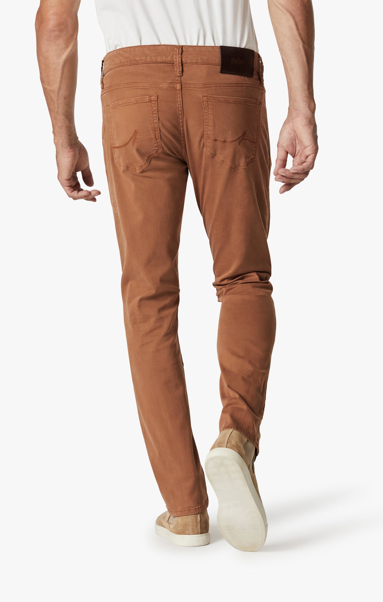 Charisma Relaxed Straight Leg Pants In Argan Oil Twill Image 6