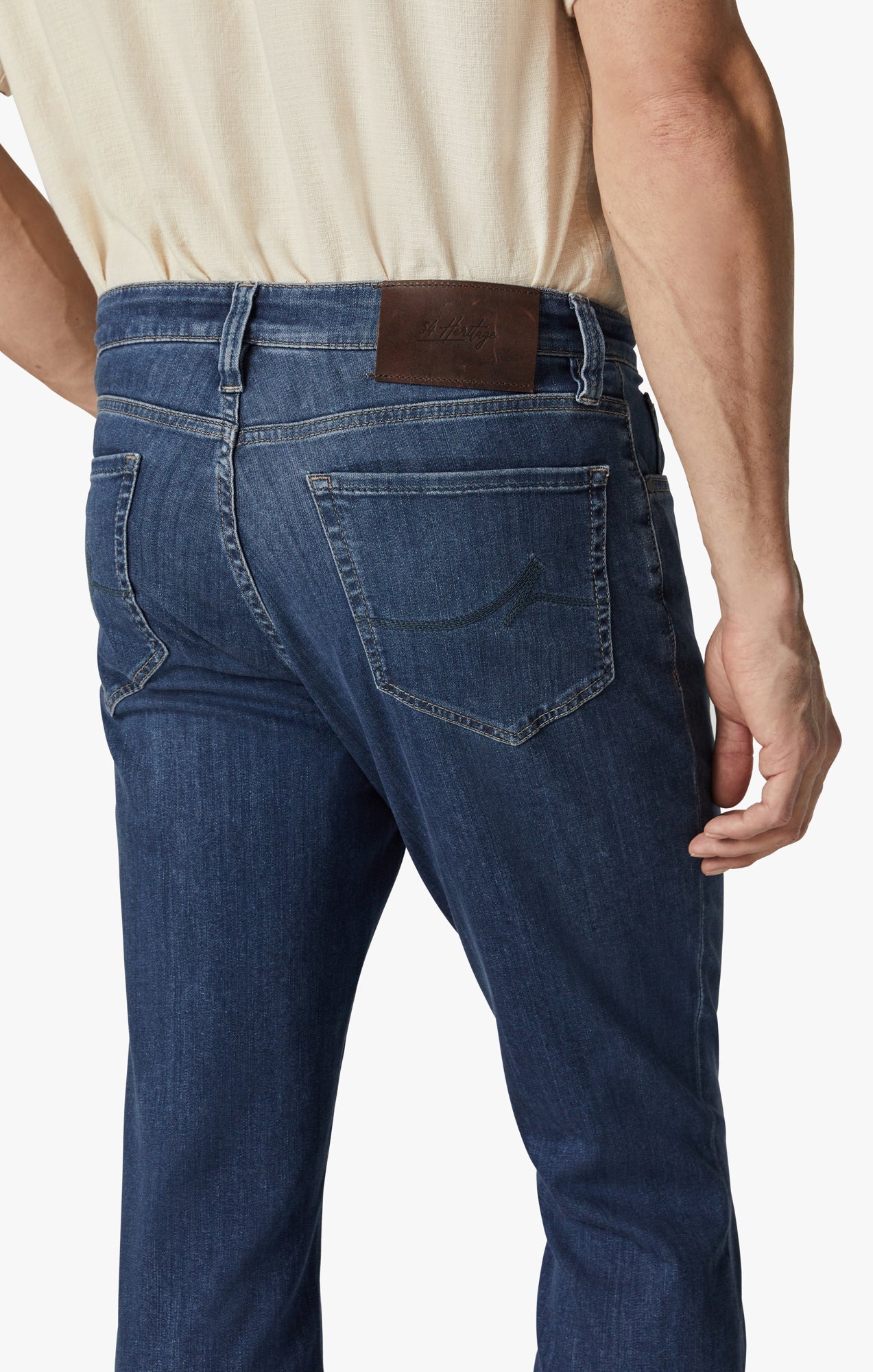Charisma Relaxed Straight Leg Jeans In Mid Brushed Refined Image 5