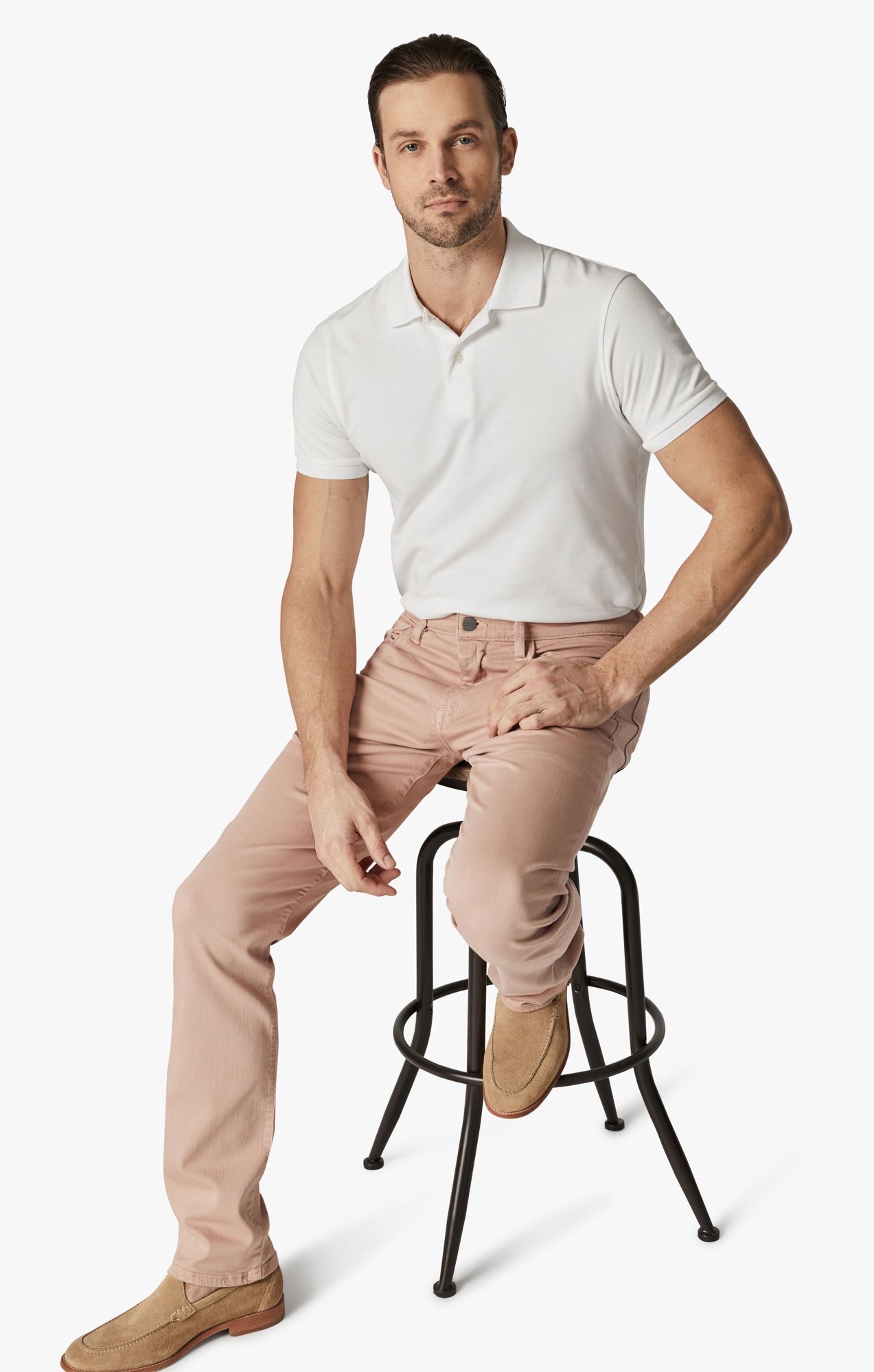 Courage Straight Leg Pants In Rose Comfort Image 6