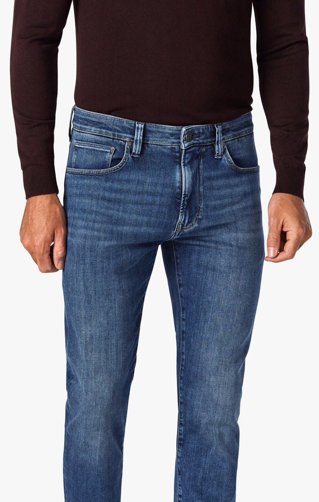 Cool Tapered Leg Jeans In Mid Brushed Refined